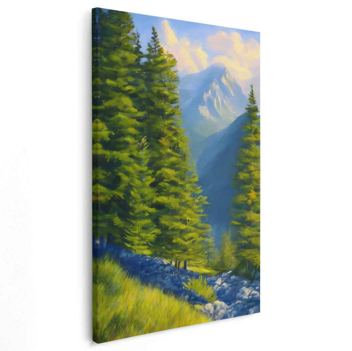 Boundless Beyond: Majestic Landscape Canvas Art Print