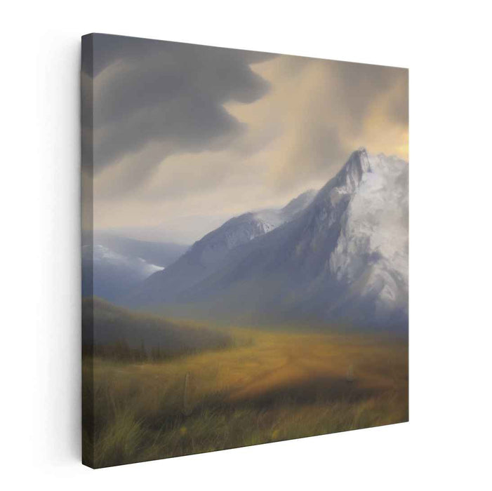 Tranquil Horizon Haven: Tranquil Landscape Canvas Art