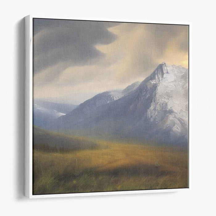 Tranquil Horizon Haven: Tranquil Landscape Canvas Art