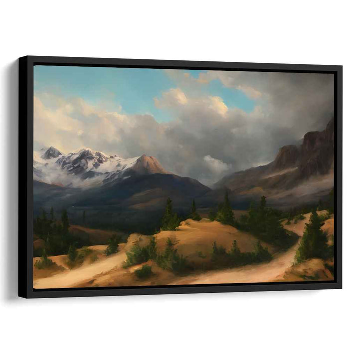 Gentle Earth Symphony: Serene Landscape Canvas Art