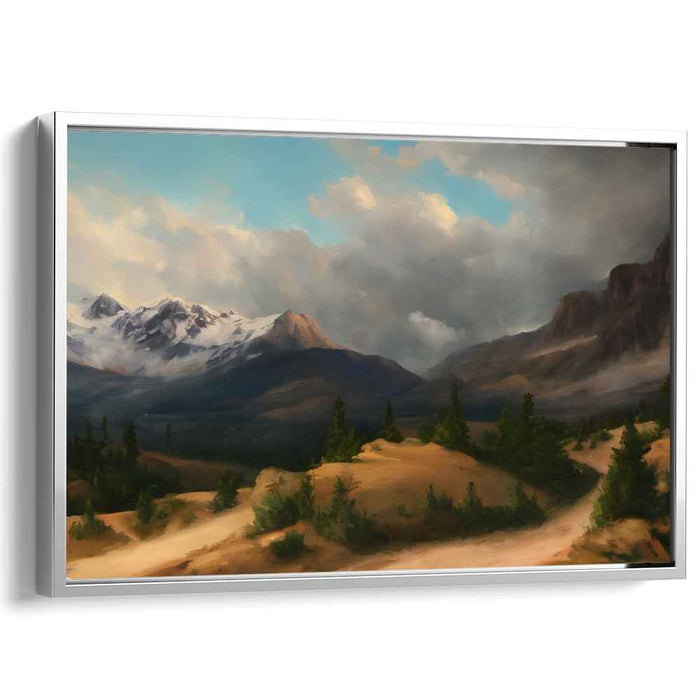 Gentle Earth Symphony: Serene Landscape Canvas Art