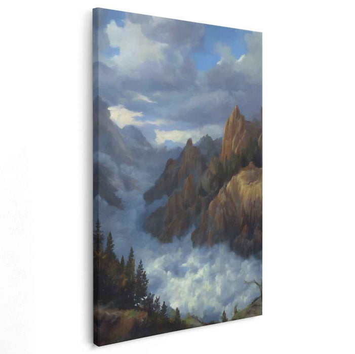Eternal Embrace of Nature: Romantic Landscape Canvas Art