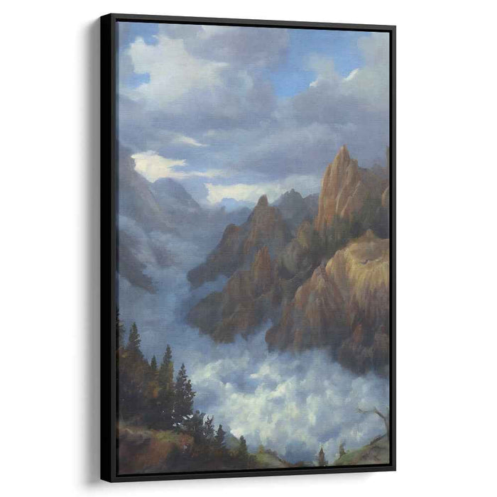 Eternal Embrace of Nature: Romantic Landscape Canvas Art