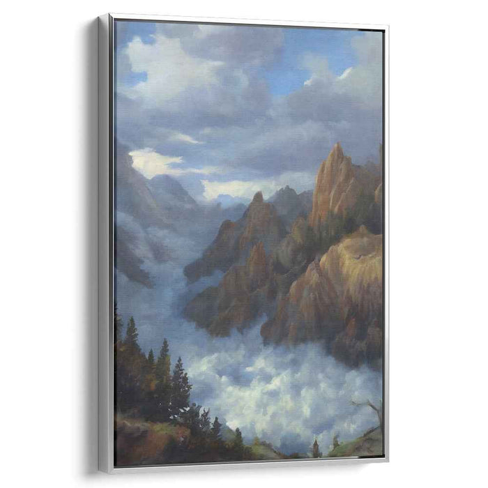 Eternal Embrace of Nature: Romantic Landscape Canvas Art