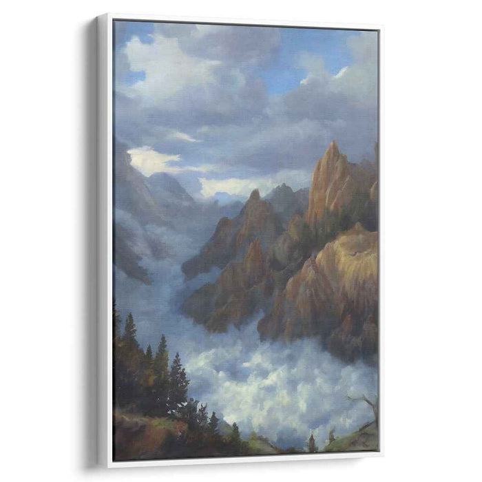 Eternal Embrace of Nature: Romantic Landscape Canvas Art