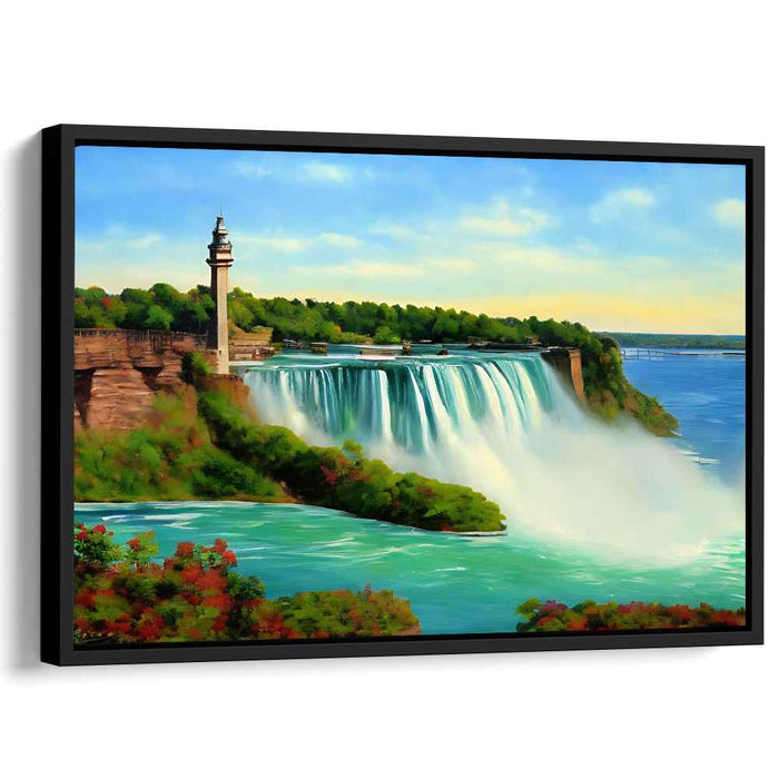 Fleeting Horizon Moment: Realistic Landscape Canvas Art