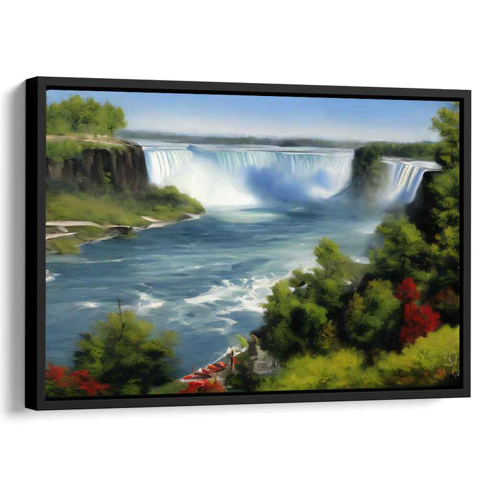 Echoing Hillsides: Vibrant Landscape Canvas Art