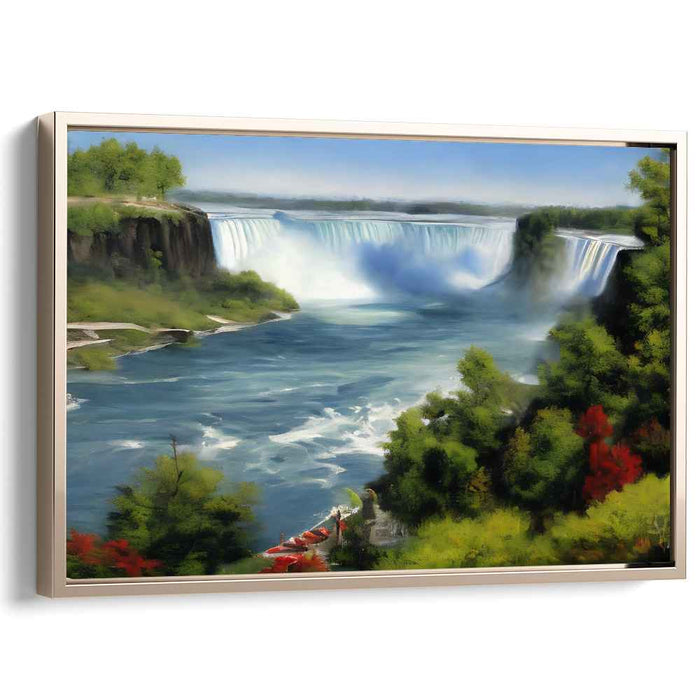 Echoing Hillsides: Vibrant Landscape Canvas Art