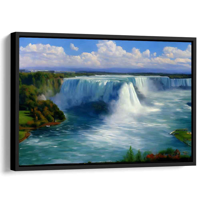 Majestic Niagara Falls: Panoramic Landscape Canvas Art