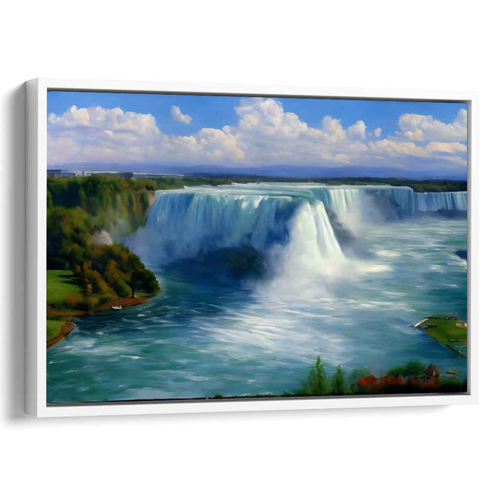 Majestic Niagara Falls: Panoramic Landscape Canvas Art