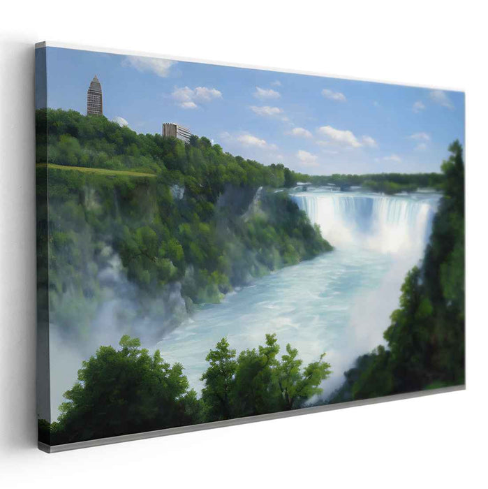 Grandiose Wilderness Portrait: Nature's Grandeur Captured on Canvas