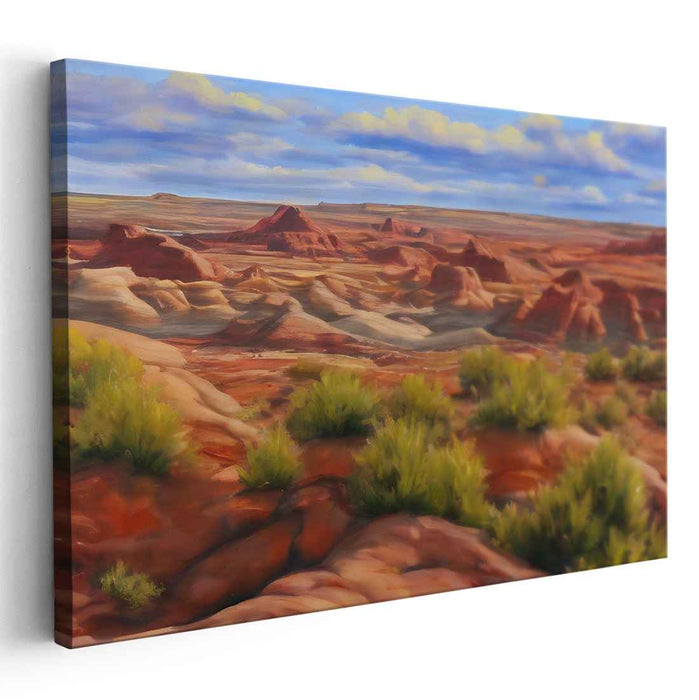 Twilight Melody: Expansive Landscape Canvas Art Print