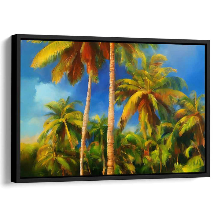 Vibrant Palm Paradise Canvas Art: Vibrant Palm Paradise Canvas Art