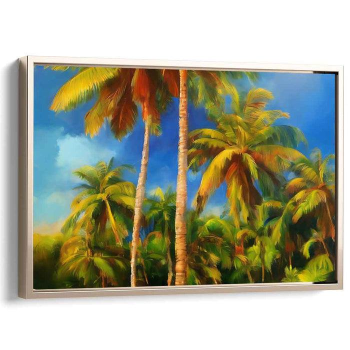 Vibrant Palm Paradise Canvas Art: Vibrant Palm Paradise Canvas Art