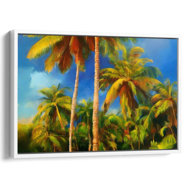 Vibrant Palm Paradise Canvas Art: Vibrant Palm Paradise Canvas Art