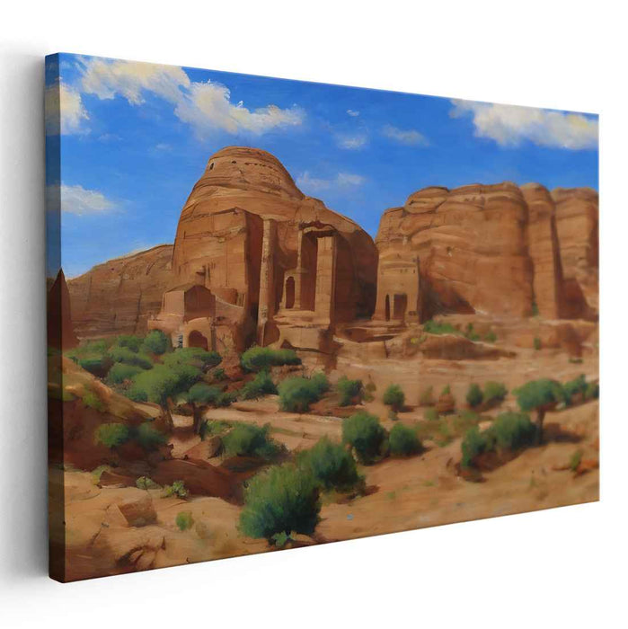 Ancient Desert Majesty: Petra's Timeless Beauty