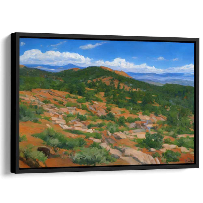 Ethereal Peaks Captivation: Majestic Mountain Landscape Canvas Art