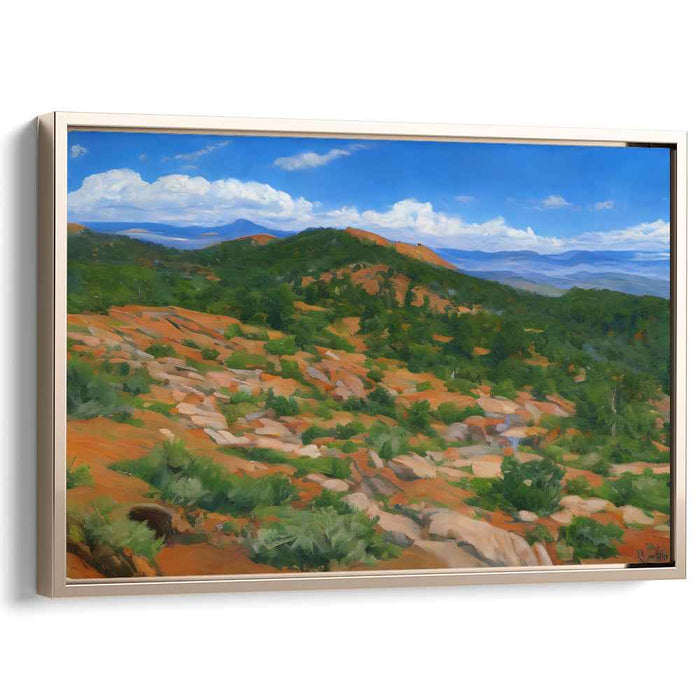 Ethereal Peaks Captivation: Majestic Mountain Landscape Canvas Art