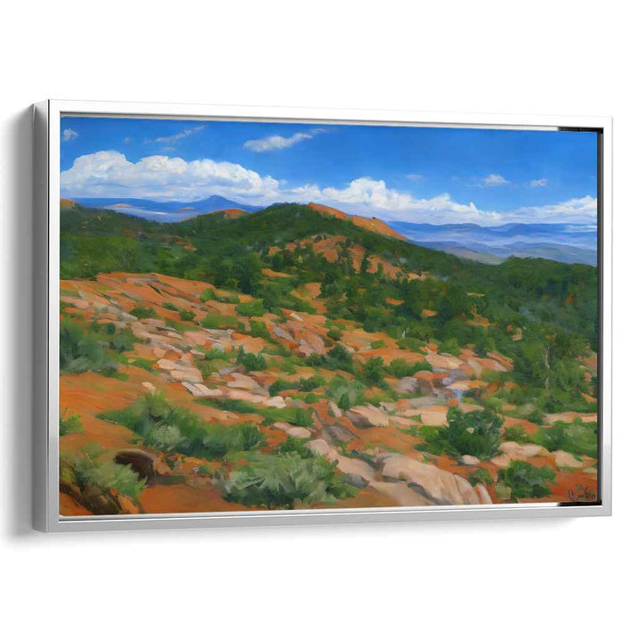 Ethereal Peaks Captivation: Majestic Mountain Landscape Canvas Art