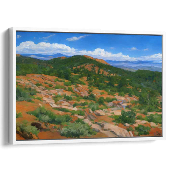 Ethereal Peaks Captivation: Majestic Mountain Landscape Canvas Art