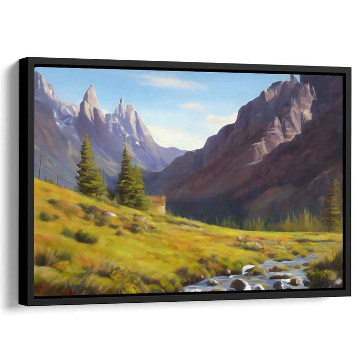 Perspective Play: Realistic Landscape Canvas Art