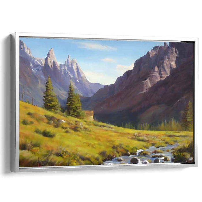 Perspective Play: Realistic Landscape Canvas Art