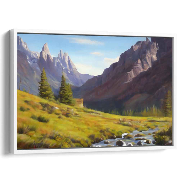Perspective Play: Realistic Landscape Canvas Art
