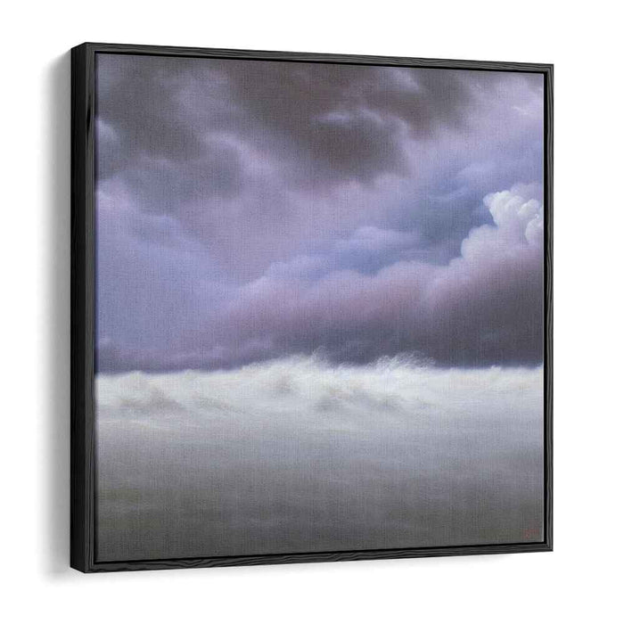 Tempest Horizon: Dramatic Ocean and Sky Canvas Art Print