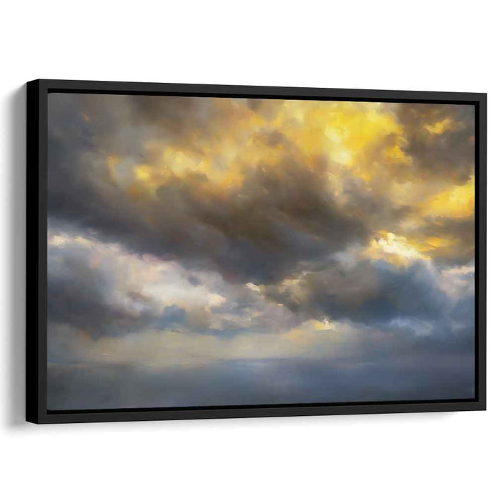 Whispers Of The Infinite: Dramatic Skyscape Canvas Art Print