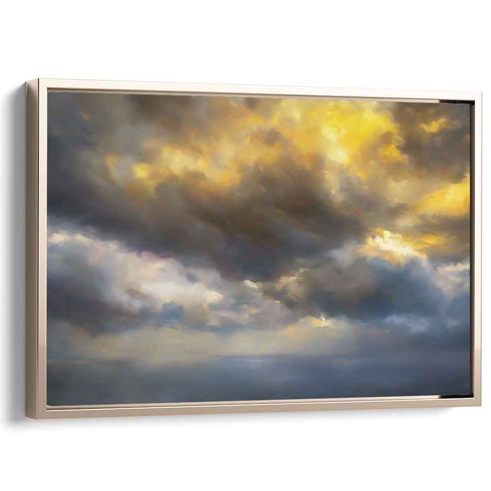 Whispers Of The Infinite: Dramatic Skyscape Canvas Art Print