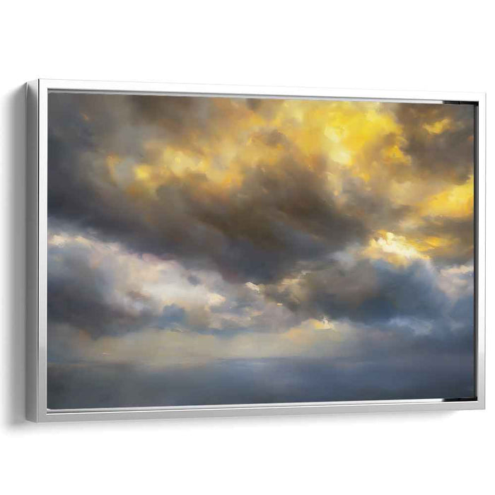 Whispers Of The Infinite: Dramatic Skyscape Canvas Art Print