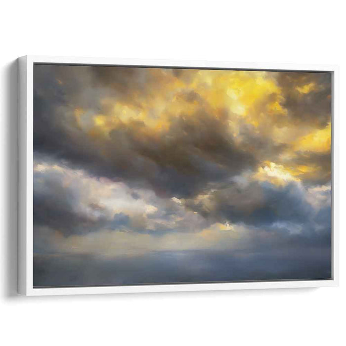 Whispers Of The Infinite: Dramatic Skyscape Canvas Art Print