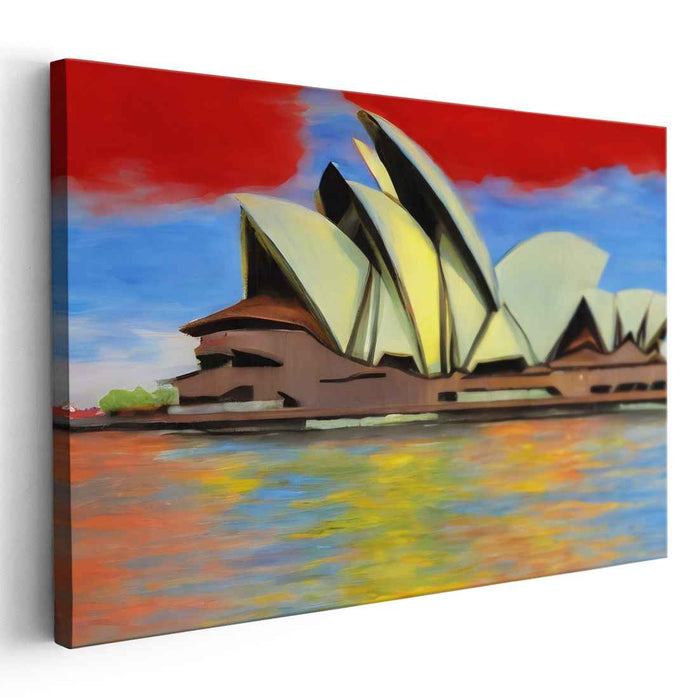 Brave Horizon Echo: Vibrant Reflections Under a Bold Sky