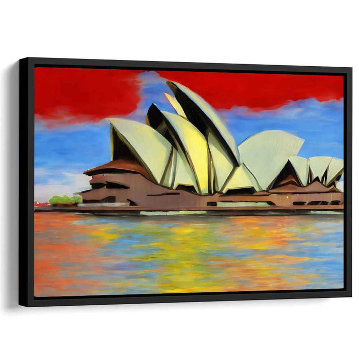 Brave Horizon Echo: Vibrant Reflections Under a Bold Sky