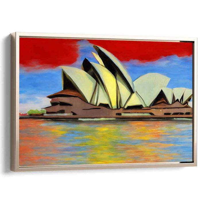 Brave Horizon Echo: Vibrant Reflections Under a Bold Sky