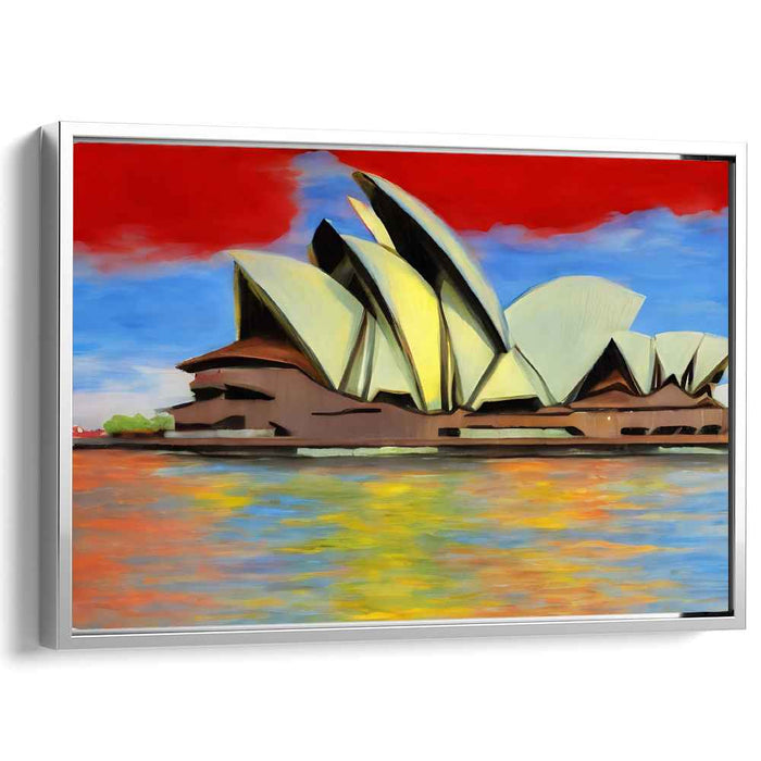 Brave Horizon Echo: Vibrant Reflections Under a Bold Sky