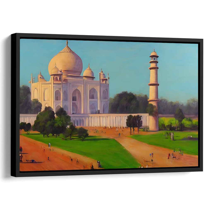 Ethereal Marble Majesty: Realistic Rendering of the Majestic Taj Mahal