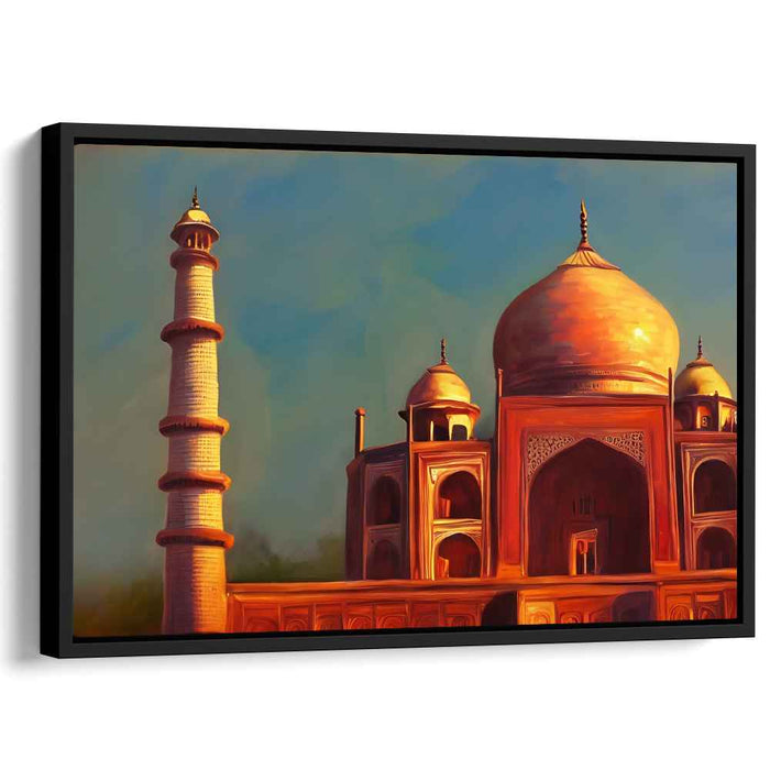 Illusionary Structure Wonderment: Realistic Architectural Canvas Art Print