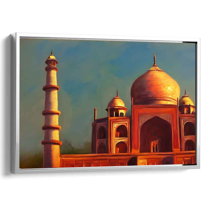Illusionary Structure Wonderment: Realistic Architectural Canvas Art Print