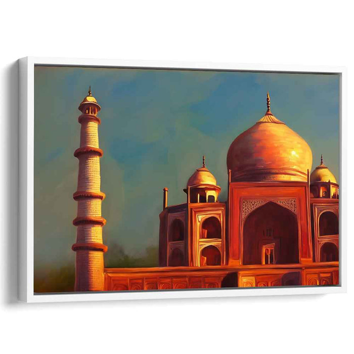 Illusionary Structure Wonderment: Realistic Architectural Canvas Art Print