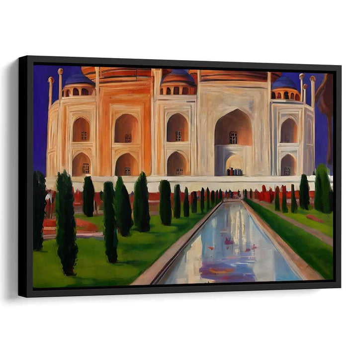 Imperial Majesty: The Taj Mahal Canvas Art Print