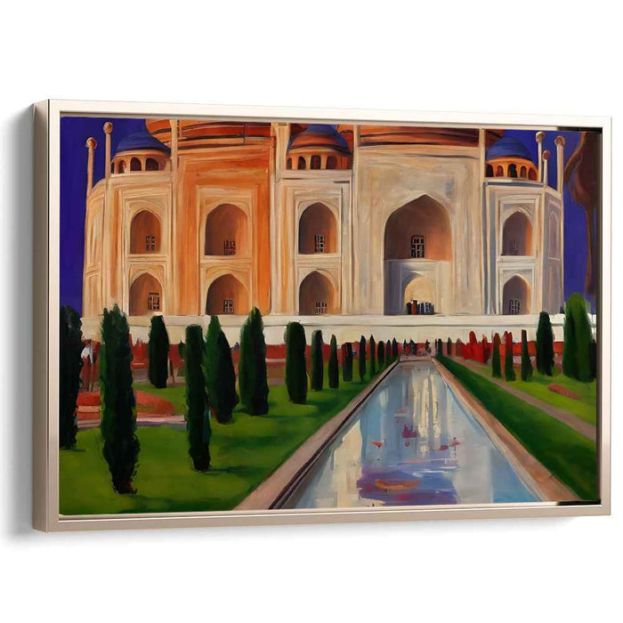 Imperial Majesty: The Taj Mahal Canvas Art Print