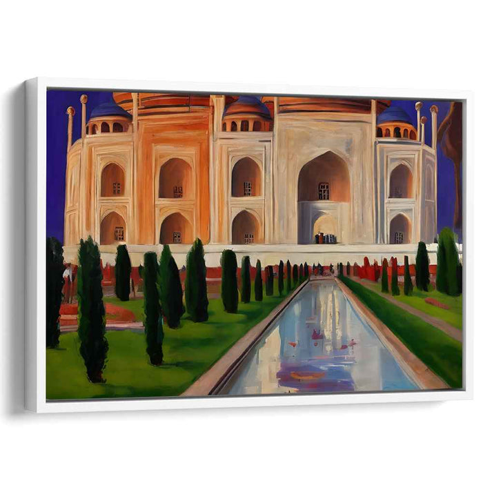 Imperial Majesty: The Taj Mahal Canvas Art Print