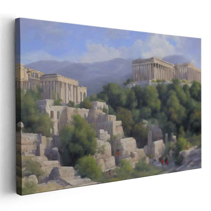 Eternal Reminiscence: The Acropolis of Athens in Romantic Splendor