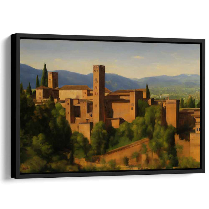 Eternal Citadel Echoes: Timeless Beauty of an Ancient Stronghold Canvas Art Print