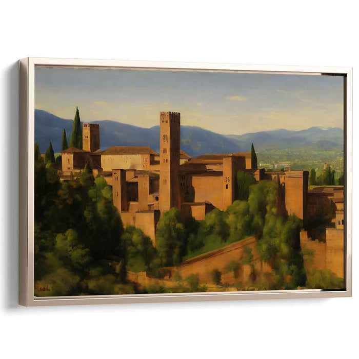 Eternal Citadel Echoes: Timeless Beauty of an Ancient Stronghold Canvas Art Print