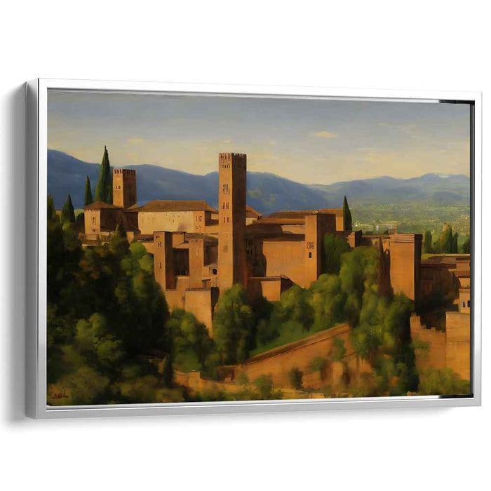 Eternal Citadel Echoes: Timeless Beauty of an Ancient Stronghold Canvas Art Print