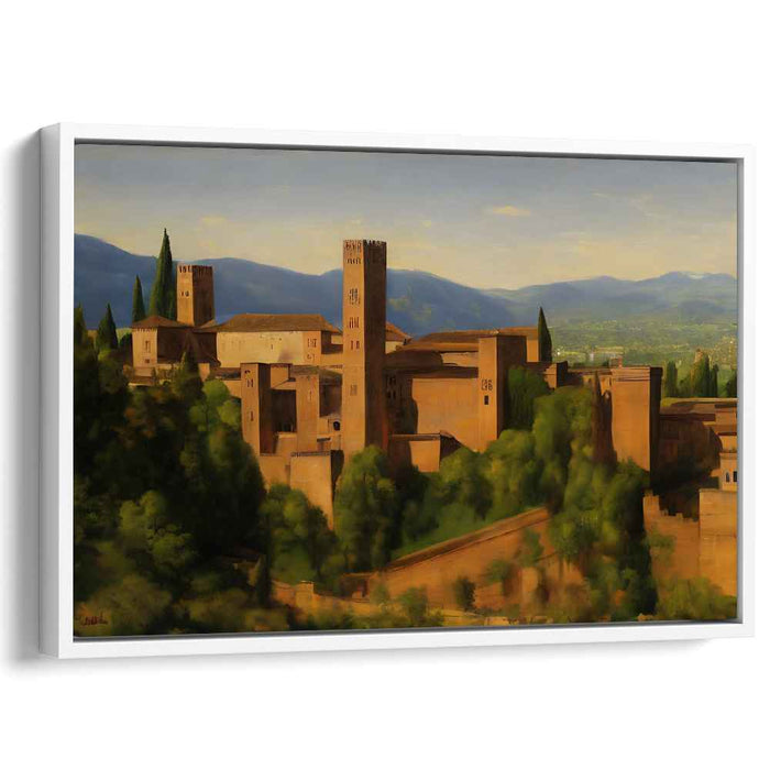 Eternal Citadel Echoes: Timeless Beauty of an Ancient Stronghold Canvas Art Print