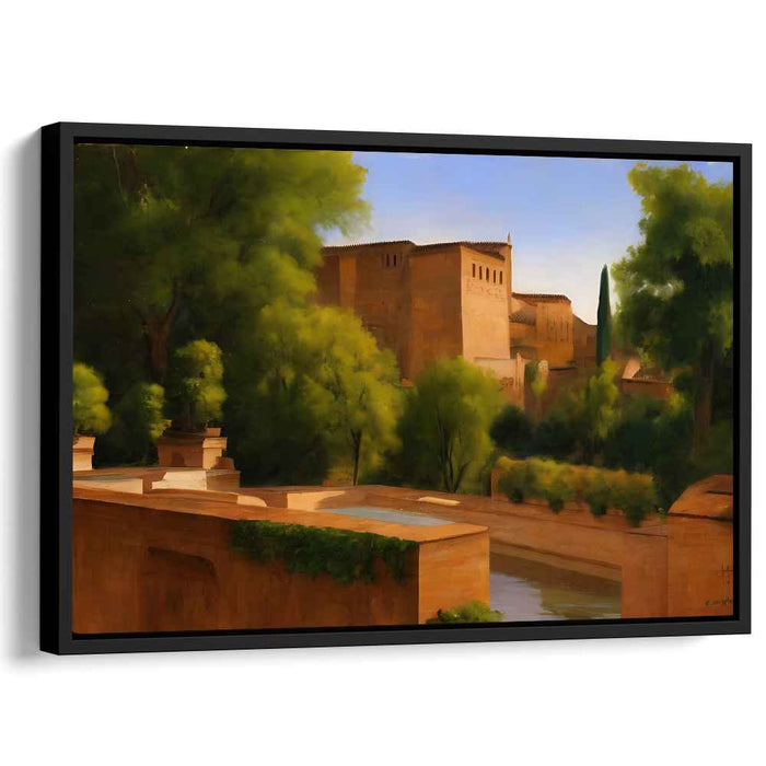 Ancient Citadel Terrain: Classical Realism Landscape of Historic Fortress