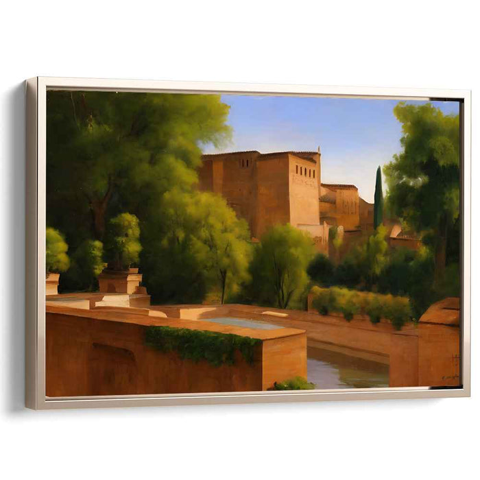 Ancient Citadel Terrain: Classical Realism Landscape of Historic Fortress